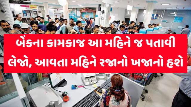 આવી ગયો રજાનો ખજાનો, આવતા મહિને બમ્પર રજાઓ માણવા થઈ જાઓ તૈયાર, બેંકનું કામકાજ આ મહિને જ પતાવી દેજો