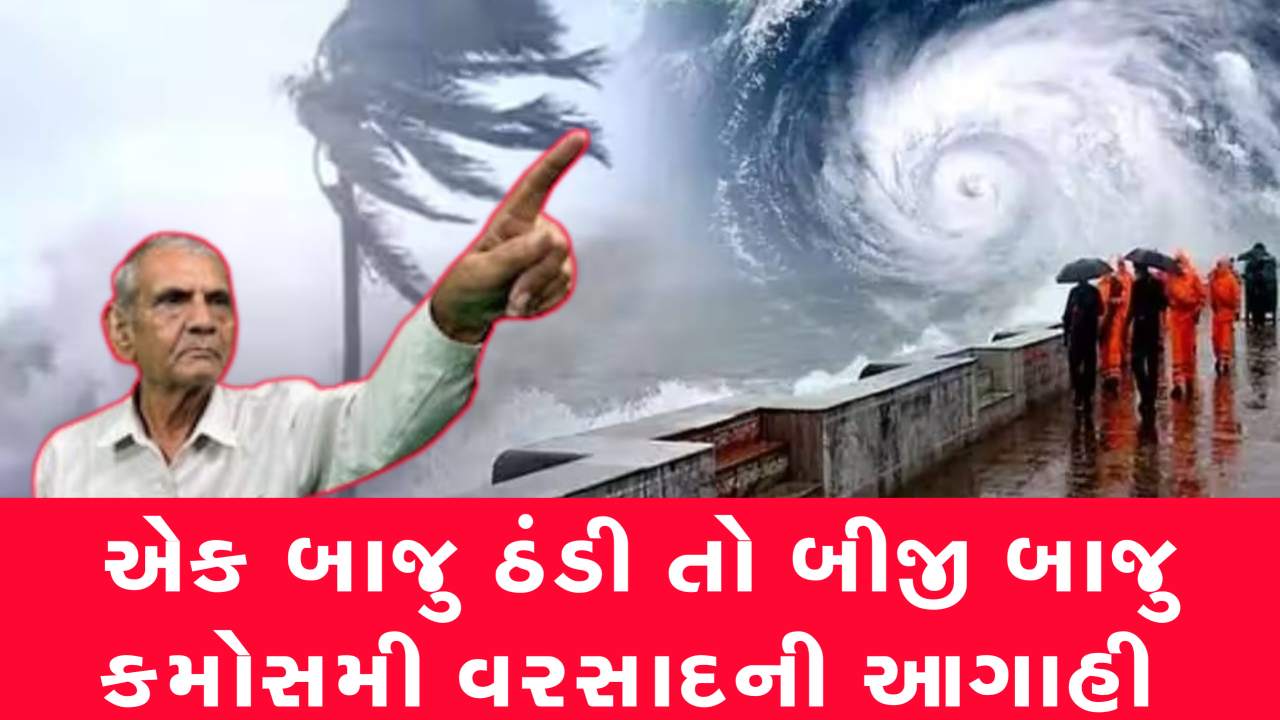 અંબાલાલ કાકાની આગાહીથી ખેડૂતોમાં ચિંતા, એક બાજુ ઠંડી તો બીજી બાજુ કમોસમી વરસાદની આગાહી