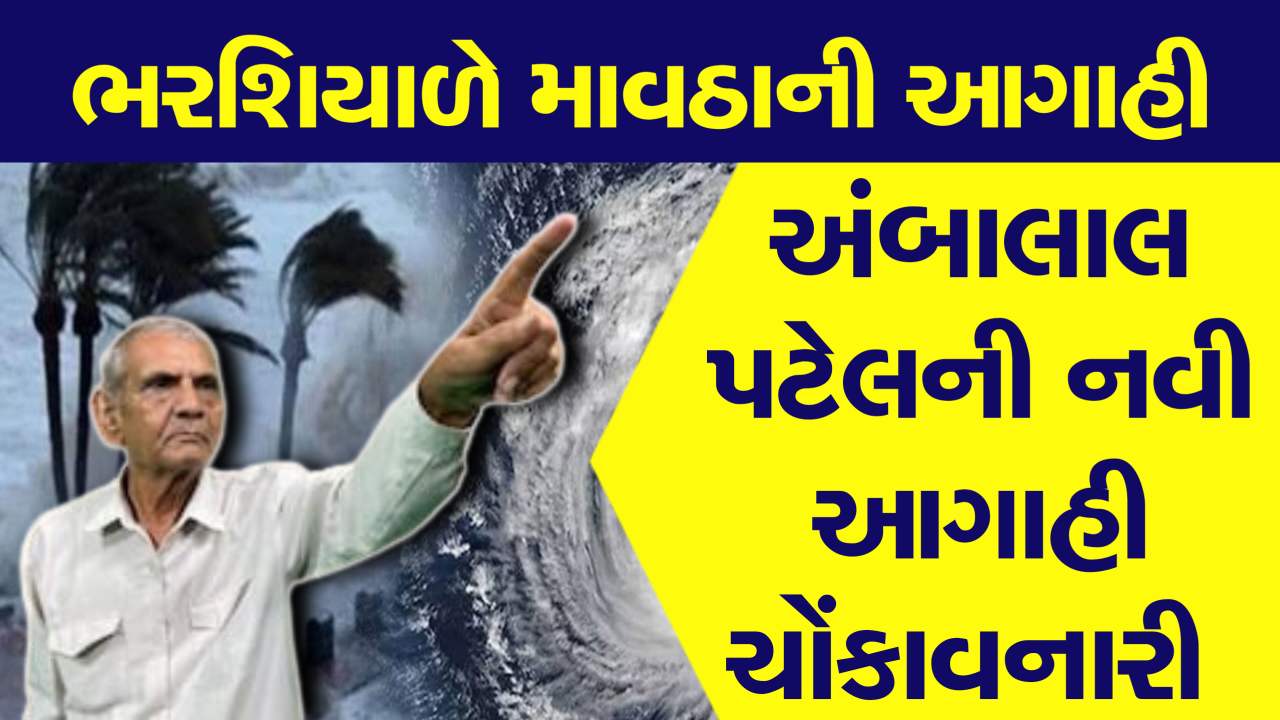 ઠંડીની સાથે માવઠું પણ આવશે, ભરશિયાળે વરસાદની અંબાલાલ પટેલની ચોંકાવનારી આગાહી