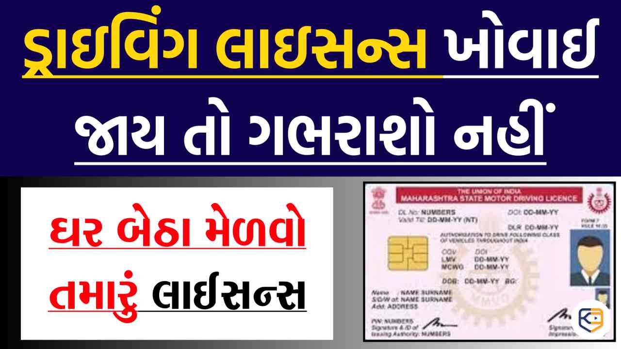 ડ્રાઇવિંગ લાઇસન્સ ખોવાઈ ગયું?  ગભરાશો નહીં, બસ આ સરળ રીતોથી તમને ઘરે બેઠા જ મળશે નવું DL