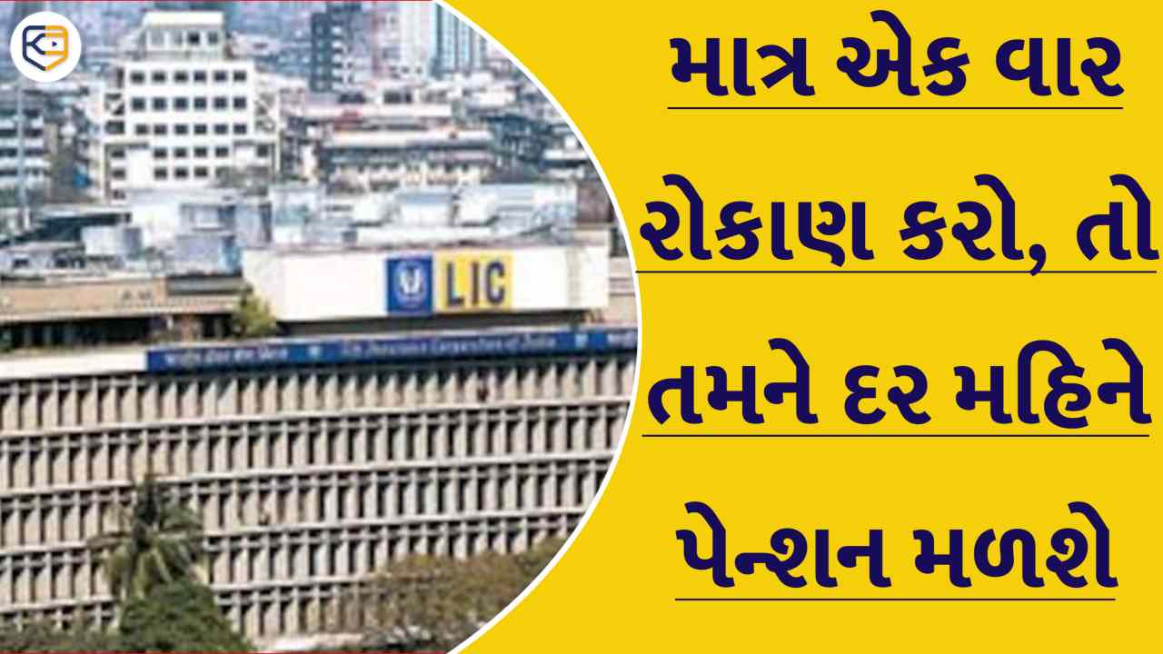 LIC ની અદ્ભુત સ્કીમ... માત્ર એક વાર રોકાણ કરો, તો તમને દર મહિને પેન્શન મળશે
